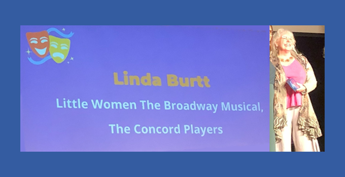 Linda Burtt accepts the award for Best Costume Design, Musical.